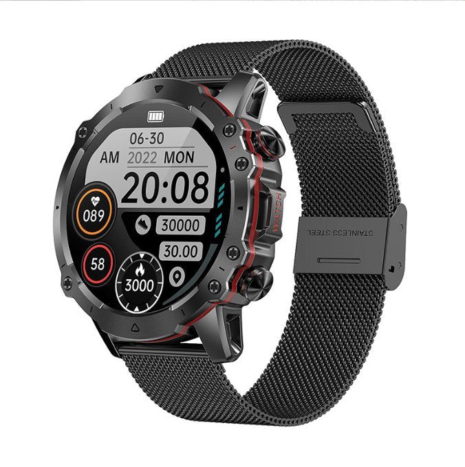 AK56 smartwatch high definition Bluetooth voice call outdoor three prevention heart rate and blood pressure monitoring - WATI SERA